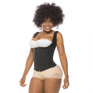 314 Chaleco Dama Manga sisa (negro)