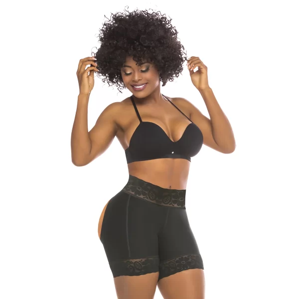 319 Short Elavanta cola huecos lib (negro) - Imagen 3