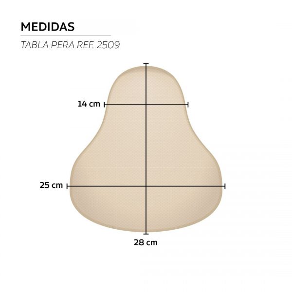 2509 TABLA ABDOMINAL PERA (BEIGE) - Imagen 2