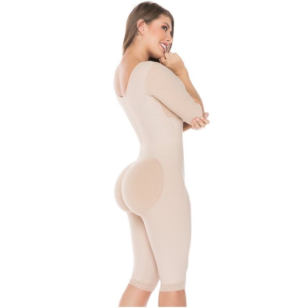 524 Faja lipoesc Brass y manga (beige) - Imagen 3