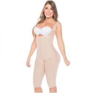 FAJAS SALOMÉ 516 LIPOESCULTURA ESPALDA ALTA COLA EN FRANELA (BEIGE)
