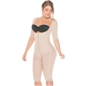 FAJAS SALOMÉ 519-C LIPOESCULTURA CON MANGAS (BEIGE)