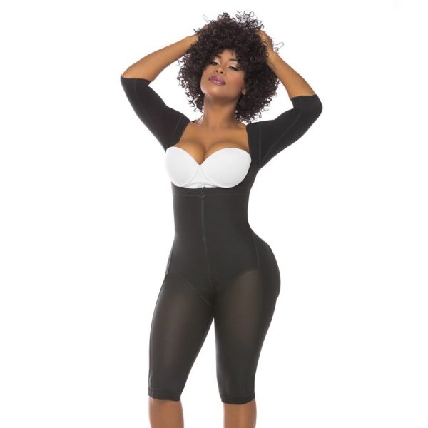 FAJAS SALOMÉ 519-C LIPOESCULTURA CON MANGAS (NEGRO)