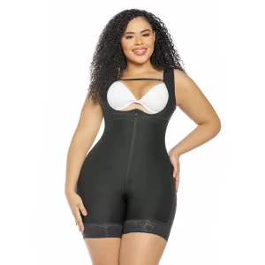 520-2-C FAJA SHORT LIPOESCULTURA MANGA SISA NEGRO