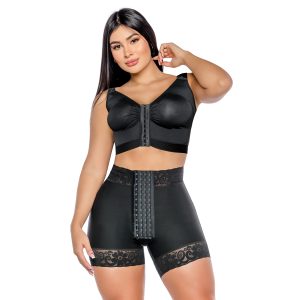 614-B SHORT LEVANTACOLA CON REALCE INTERNO NEGRO